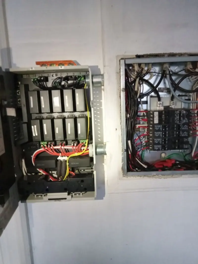 Electrical panel upgrade completed for Security Camera Wiring in Pembroke Pines